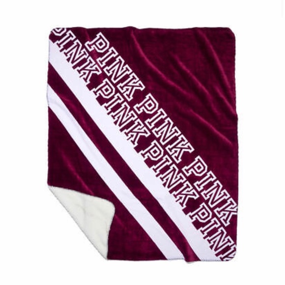 •Victoria's Secret PINK• Sherpa Blanket - Picture 6 of 7